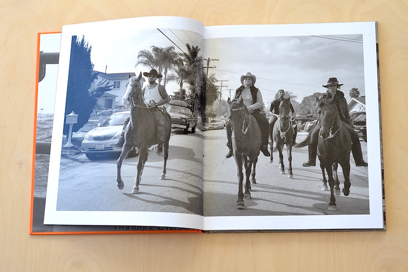 Riding Through Compton is a  Monograph depicting youth program teaching how to ride horses and responsibility. Grace, joy exudes from photographs.