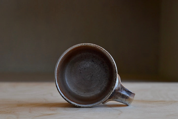 Inside of Wood Fired Mug "C" by Lindsey Oesterritter.