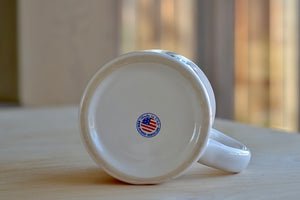 Made in USA logo on OK mug.