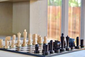 New Berliner Chess Set in wood.