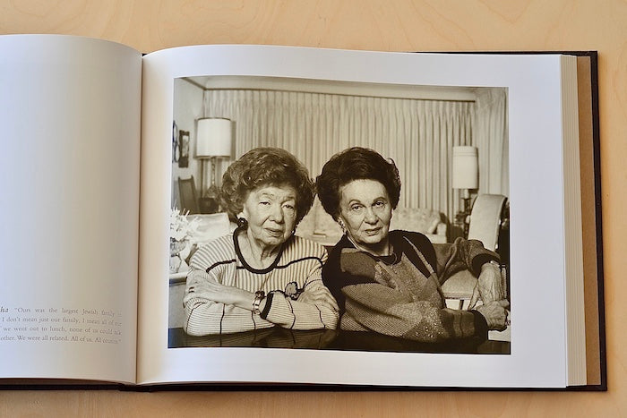 Two sisters photographed in The Jews of Wyoming: Fringe of the Diaspora by Penny Diane Wolin.