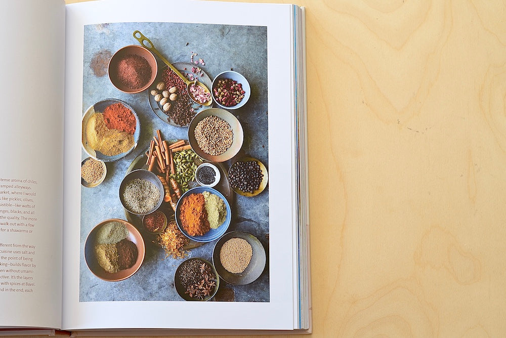 Bavel Cookbook Modern Recipes Inspired by the Middle East by Ori Menashe, Genevieve Gergis with Lesley Suter.