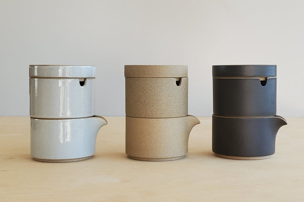 Hasami Porcelain Cream and Sugar Set 