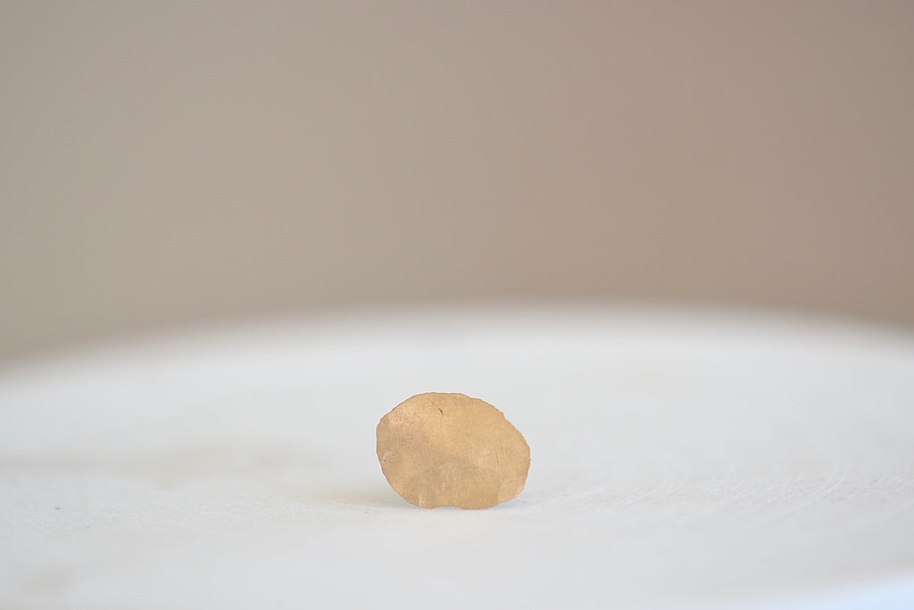 Kathleen Whitaker Foil Stud Earring 14k yellow gold