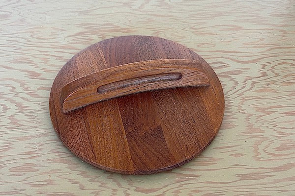 Lid of Vintage Dansk Kongo Ice Bucket.