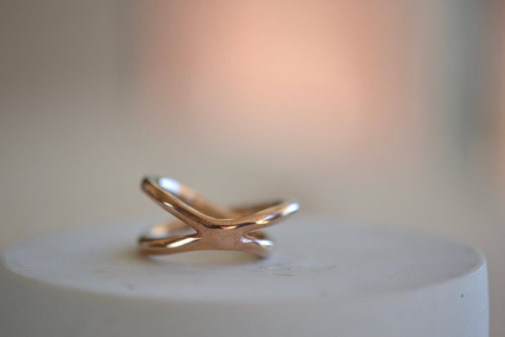 Monica Castiglioni Fili Fusi 13 Bronze Ring