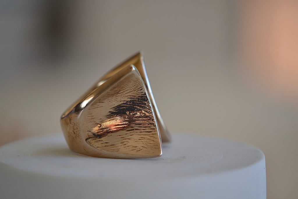 Monica Castiglioni Pino 07 Ring Bronze
