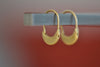 Marian Maurer Zoe Hoops Safety Pin Earrings 18k yellow recycled gold lightweight  satin finish