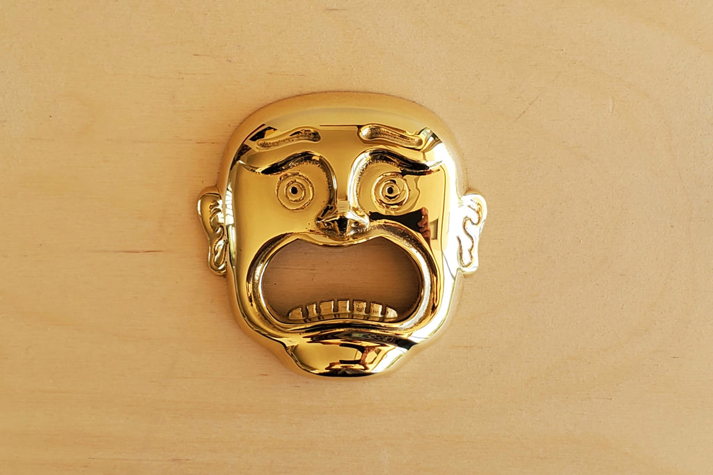 Skultuna "Open Sesame" Bottle Opener in brass.