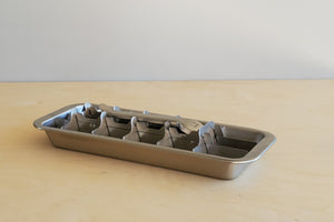 Classic Stainless Steel Ice Cube Tray.