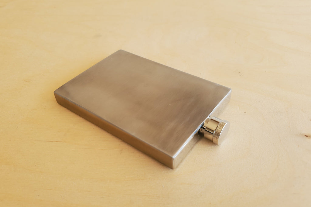 Hip Flask 3oz in Stainless Steel.