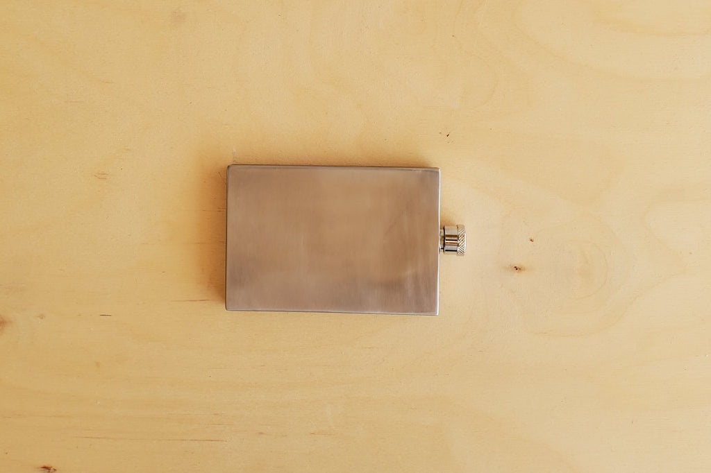 Hip Flask 3oz in Stainless Steel.