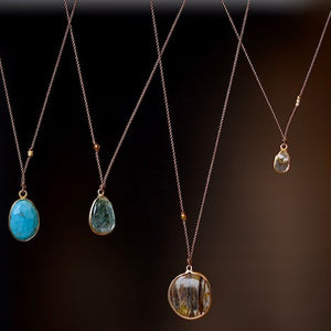 December Pendant Necklaces from Margaret Solow.