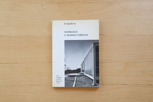 A guide to Architecture in Southern California is an out of print vintage copy of a modernist guide book.