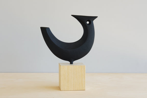 Kamasada Sculpture by Nobuho Mia Flat Head Bird.