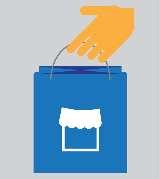 In store pick up option