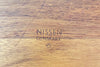 Stamp of Interior of vintage Nissen Teak Ice Bucket and Caddy.