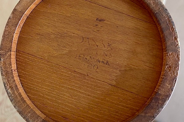 Stamp on short vintage Dansk Kongo Ice Bucket.
