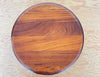 Vintage Dansk Staved Teak Salad Bowl upside down.